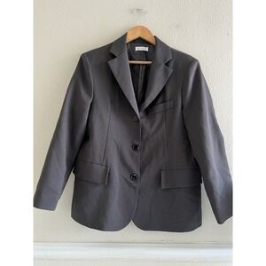 Story Prada Lightweight Gray Blazer Jacket Women's M/L Office Career  Casual